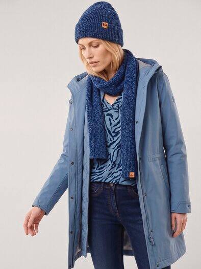 Strickmütze Marine Melange