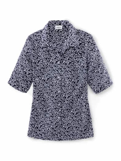 Extraglatt-Hemdbluse Everyday Minimal Marine