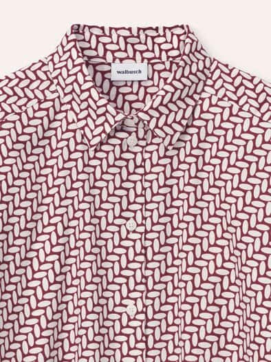 Hemdbluse aus Thermoflanell Dessin Chianti