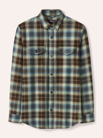 Overshirt aus Baumwolle Karo Absynth