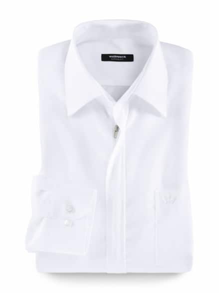 Extraglatt-Hemd Zip & Go Weiß