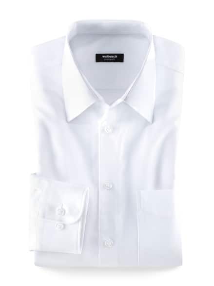 Extraglatt-Hemd Walbusch-Kragen Weiß Extraglatt-Hemd Walbusch-Kragen Weiß