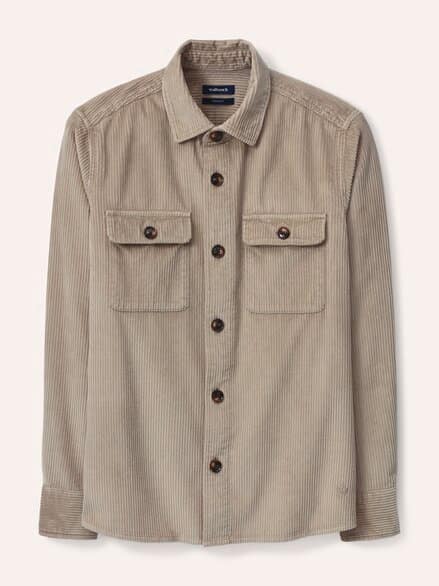 Overshirt aus Breitcord Natur