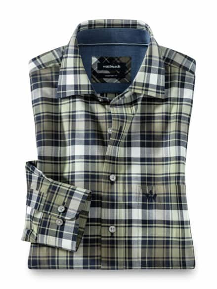 Wohlfühl-Hemd Karo Schilf Wohlfühl-Hemd Karo Schilf