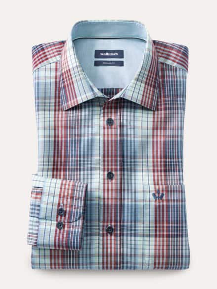 Extraglatt-Hemd Karo Rot Extraglatt-Hemd Karo Rot