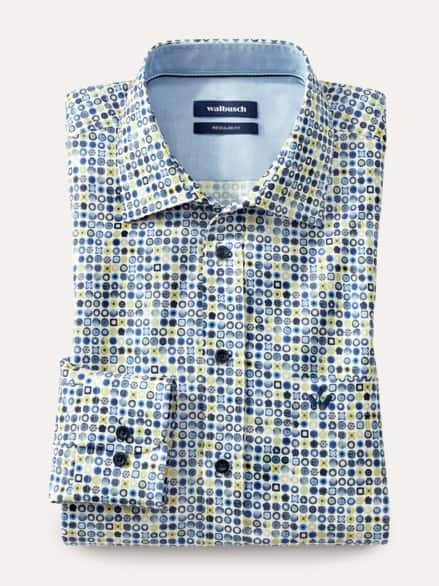 Extraglatt-Hemd Druck Multi