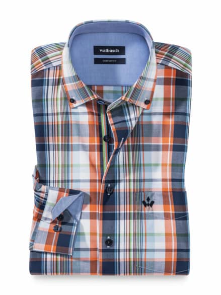 Extraglatt Hemd Frischekick Karo Marine Extraglatt Hemd Frischekick Karo Marine