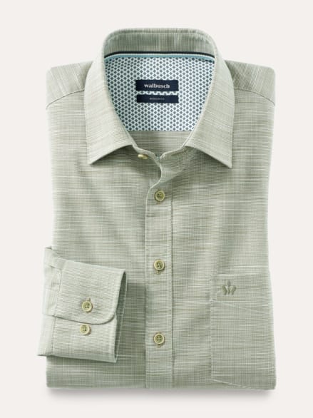 Soft-Tropical Hemd Uni Schilf