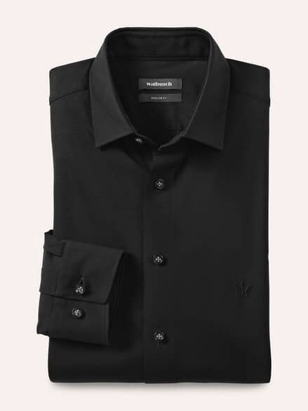 Performance-Hemd Schwarz