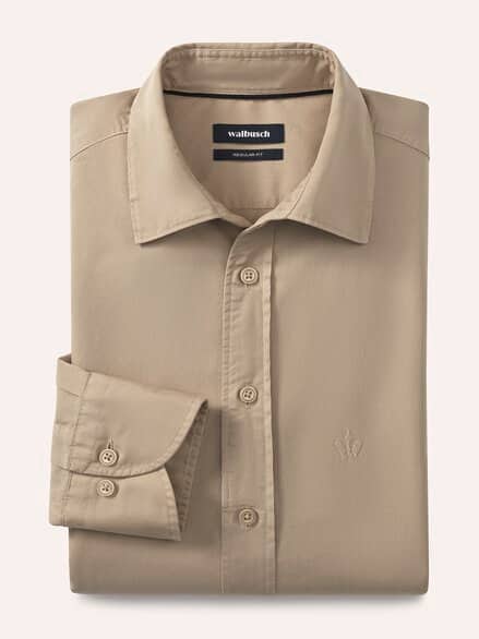 Überfärber-Hemd Sand