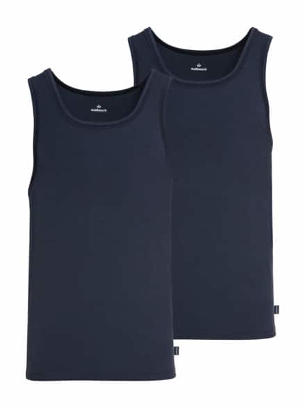 Modal Unterhemd 2er Set Marine