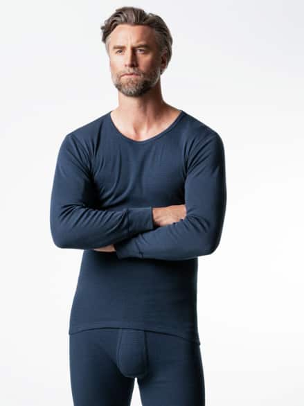Thermo-Langarmshirt 2er-Pack Mar. gestreift
