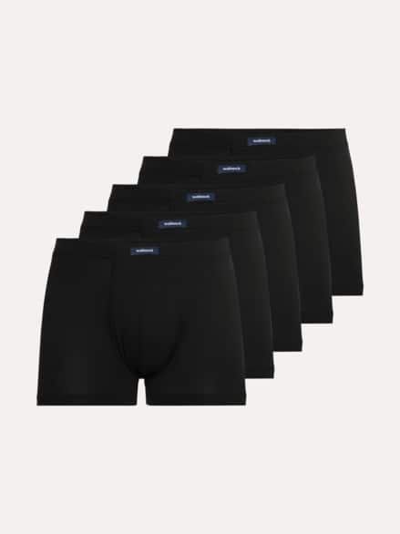 Baumwoll-Pants Everyday 5er Set Schwarz