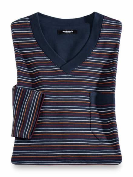 Wohlfühl Schlafanzug Easycare Gestreift