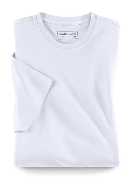 T-Shirt Rundhalsausschnitt Weiß