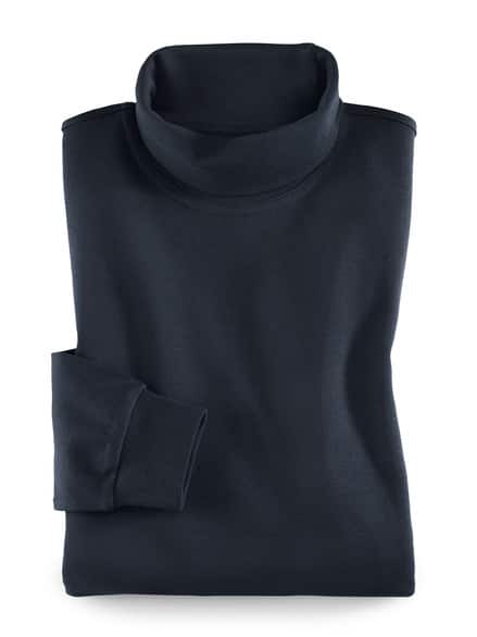 Rollkragen-Shirt Marine