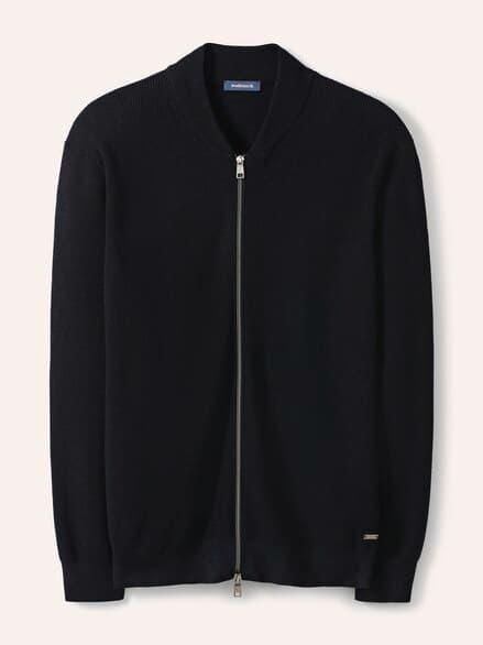 Zip-Jacke Ministruktur Marine