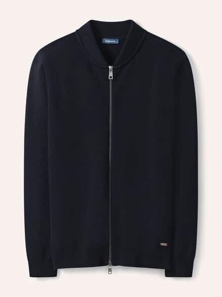 Milano Zip-Jacke Navy