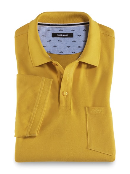 Pique-Polo Pima Cotton Gelb