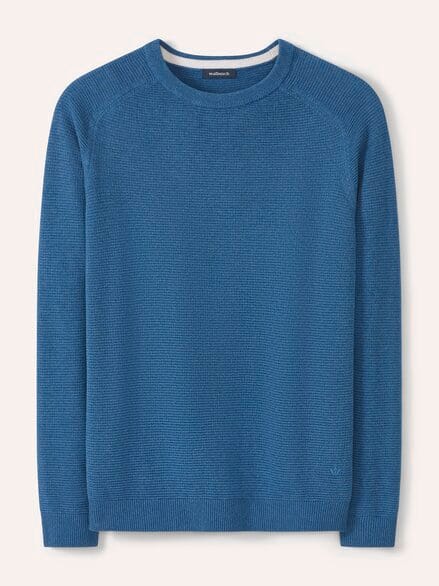 Ottoman Pullover Rauchblau