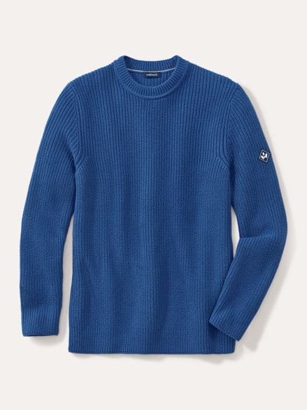 Patentstrick-Pullover Lichtblau Patentstrick-Pullover Lichtblau