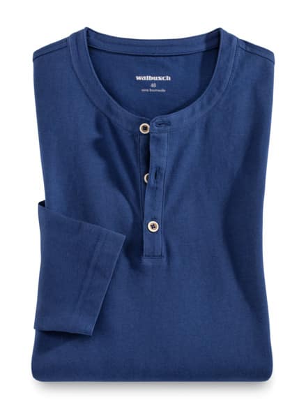 Henley-Shirt Blau