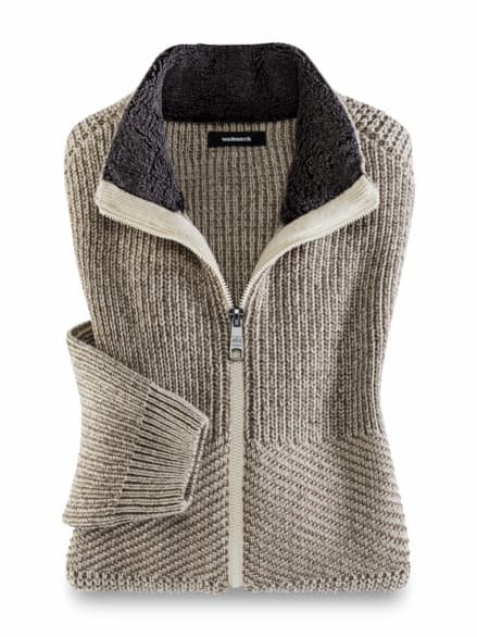 Thermo-Strukturmix-Jacke Natur