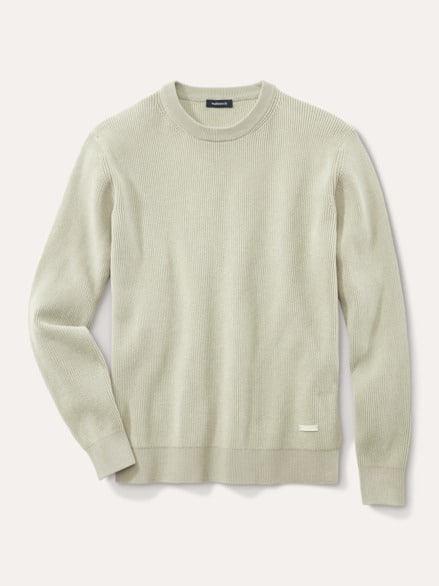 Komfort Ripp-Pullover Stein
