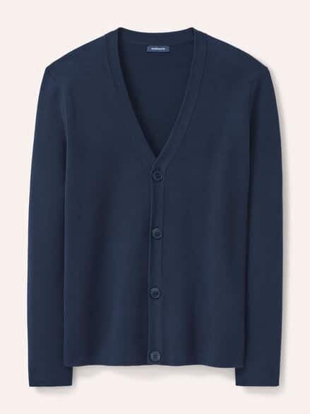 Milano Cardigan mit Baumwolle Marine