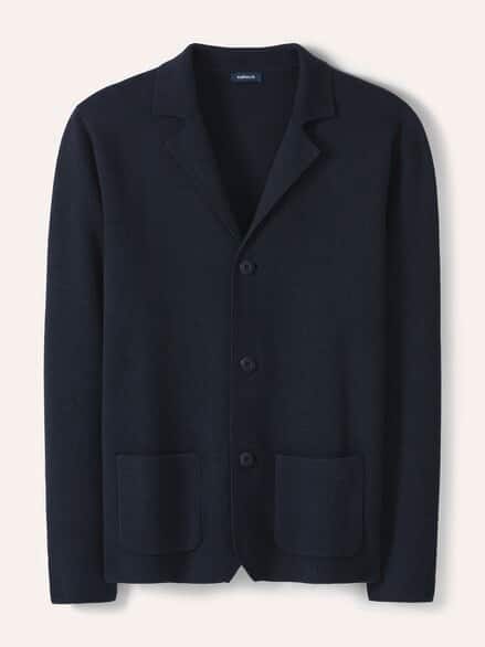 Milano Rib Blazer Navy