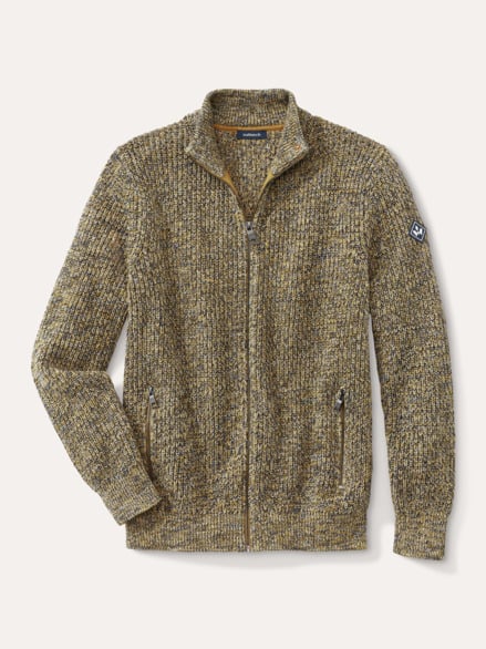 Mouline Zip-Jacke Gelb Mouline Zip-Jacke Gelb