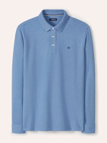 Premium Polo Mittelblau
