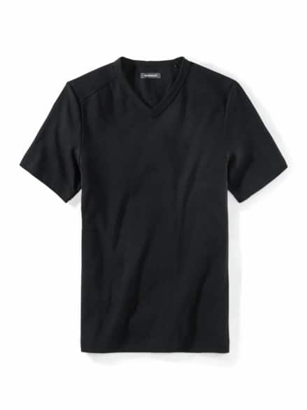 Zu schade für drunter-Shirt V-Neck Schwarz