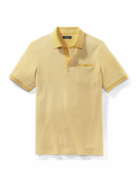 Extraglatt-Polo Bestklima Goldgelb
