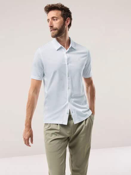 Shirtpolo Weiß