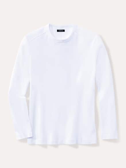 Langarm Zu schade für Drunter-Shirt Weiß