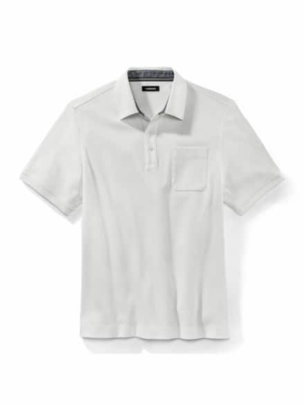 Walbusch-Kragen Polo Weiß