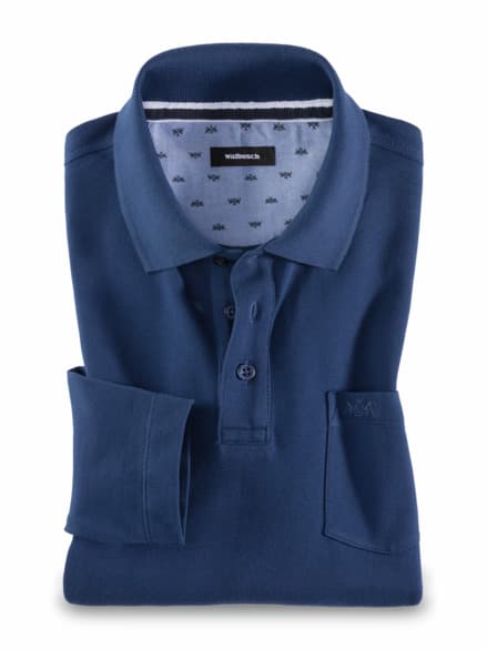 Pique-Polo Pima Cotton Royalblau