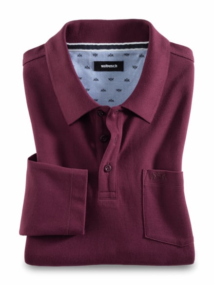 Pique-Polo Pima Cotton Burgund