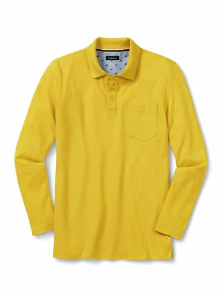 Pique-Polo Pima Cotton Gelb