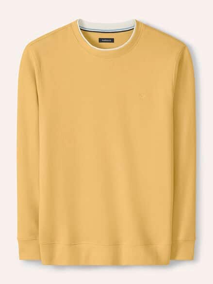 Leicht-Sweatshirt Akaziengelb Leicht-Sweatshirt Akaziengelb