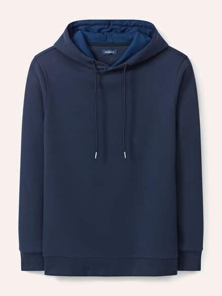 Easycare Kapuzen-Sweatshirt Marine