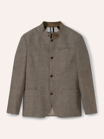 Reiseleinen-Janker Beige