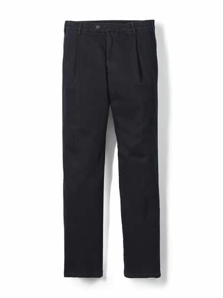 Extraglatt Flex-Bundfaltenjeans Blueblack