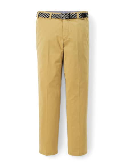 Extraglatt-Stretchbund-Chino Gelb