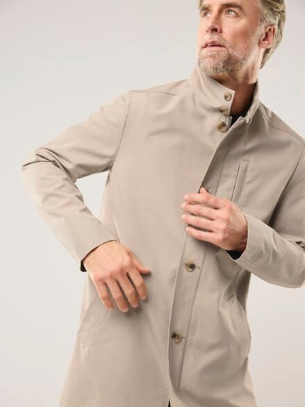 Übergangsmantel Beige