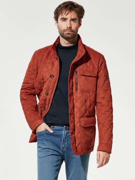 Ultraskin Leichtstepp Jacke Zimt