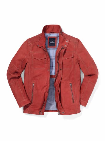 Nubukleder-Blouson Countryside Koralle Nubukleder-Blouson Countryside Koralle