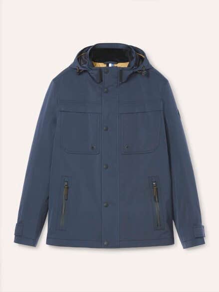 Wasserdichte Funktionsjacke Marine