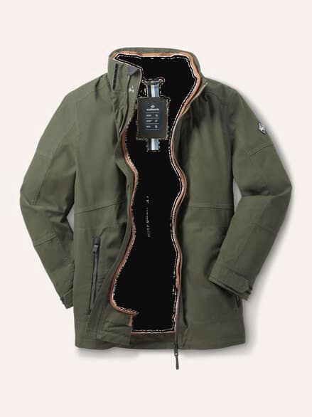 Aquastop Winterjacke Oliv